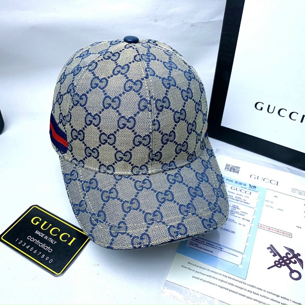 (Có Video Thật) Mũ Lưỡi Trai Gucci Nam Nữ,Chất Vải Cotton mềm,Hàng Full Hộp.