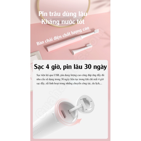 Bàn chải điện thông minh Xiaomi Mijia T100 chính hãng