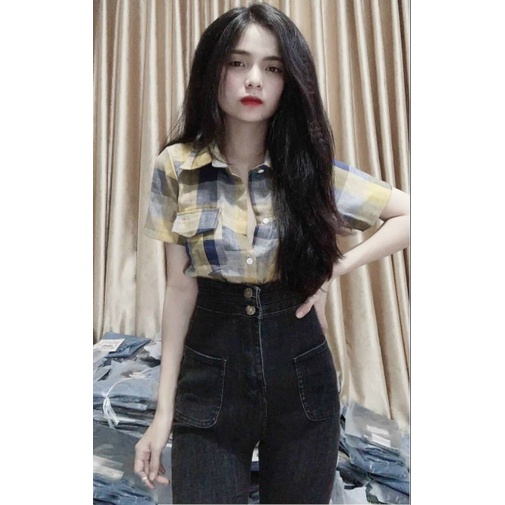 Sơ mi cotton sước sọc