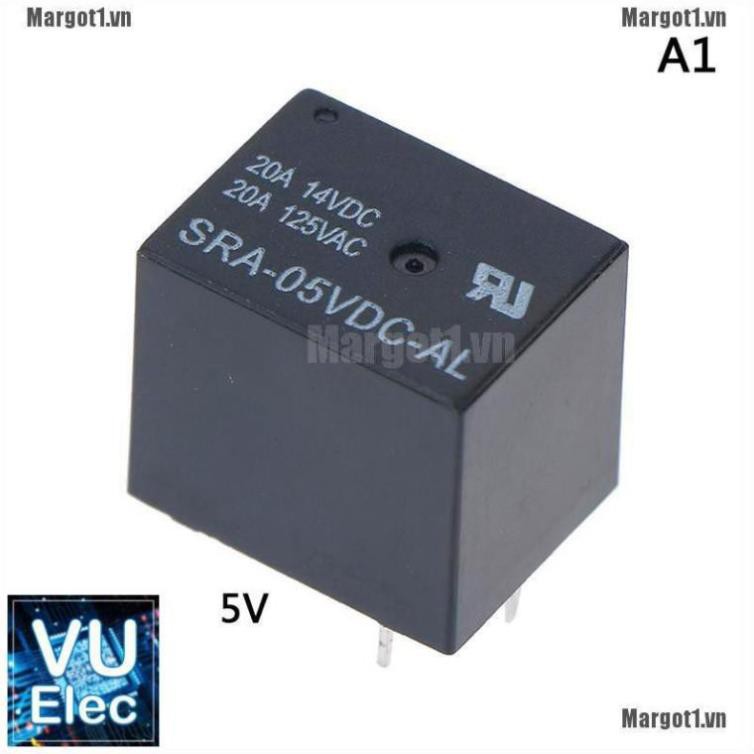 Rơ le - Relay  SRA-05VDC-AL SRA-12VDC-AL SRA-24VDC-AL 5V 12V 24V 20A