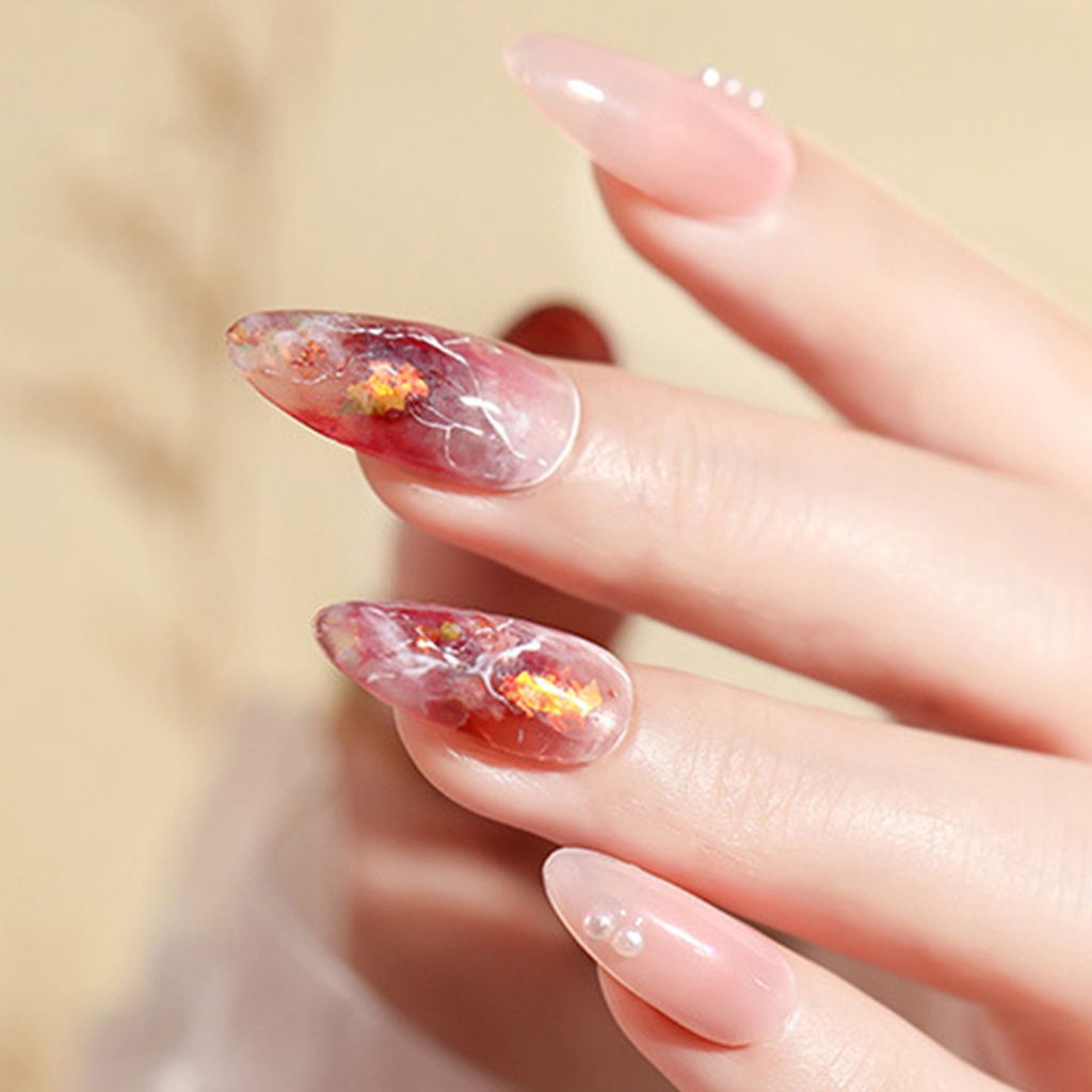 Hộp Kim Tuyến Trong Suốt Hình Đám Mây Dùng Trang Trí Móng Tay Nghệ Thuật