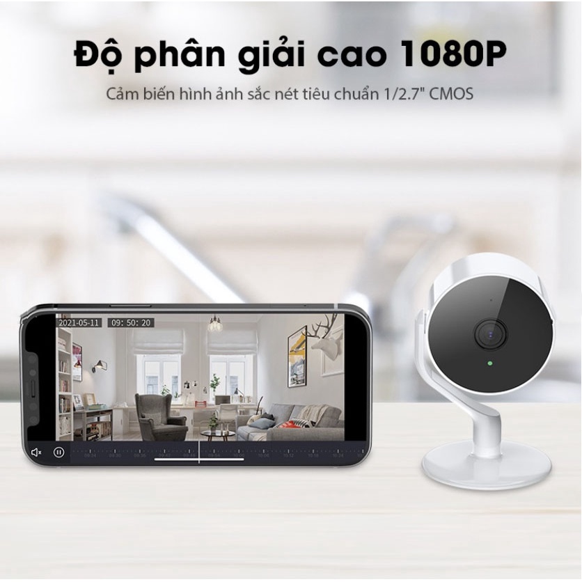 [Mã 154ELSALE2 giảm 7% đơn 300K] Camera wifi trong nhà ACOME APC05 độ phân giải full HD 1080P - Bảo hành chính hãng