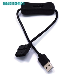 Dây Cáp Chuyển Đổi Usb Sang 4pin Molex Với Công Tắc Quạt Pc