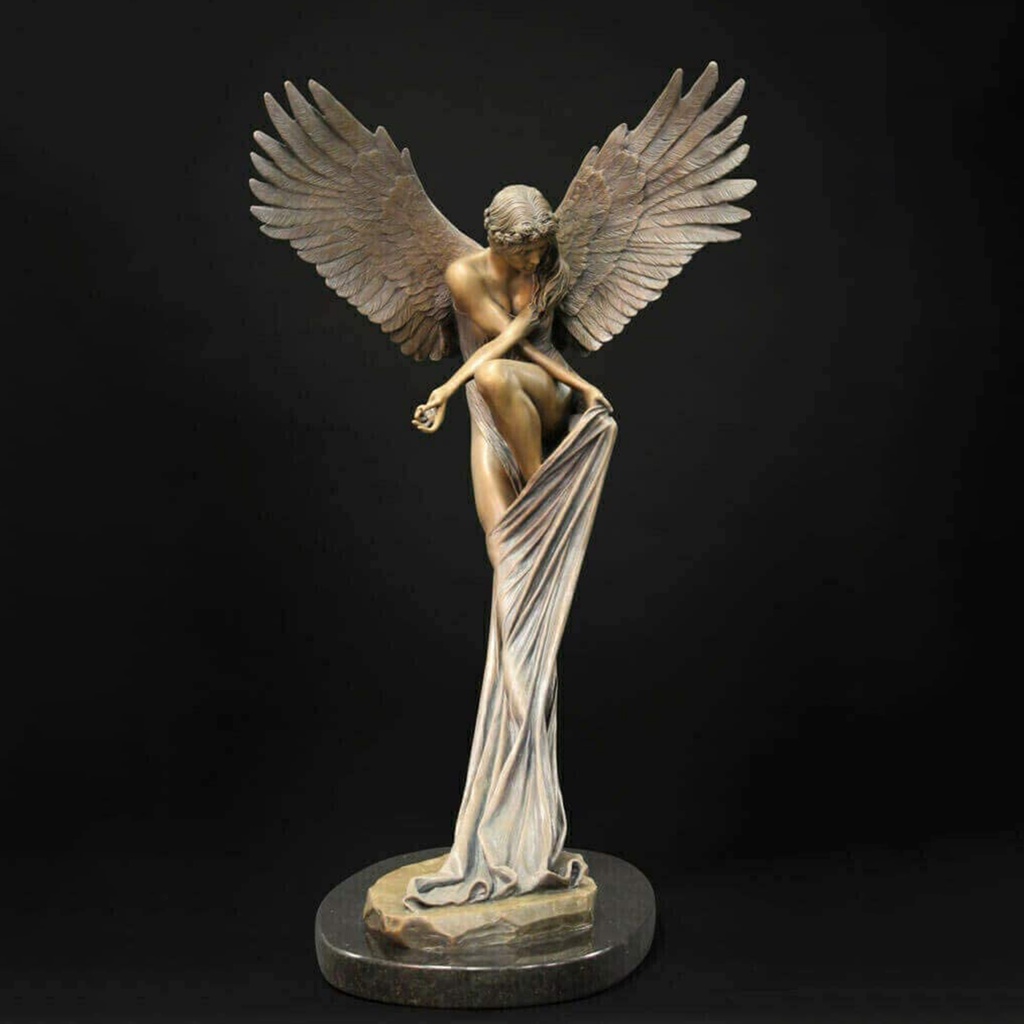 Mô hình tượng thiên thần bằng nhựa thông đa năng trang trí phòng khách/ phòng ngủ