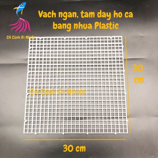 Hình ảnh Tâm nhựa làm vách ngăn hoặc nắp đậy bể cá bằng Plastic size 30x30 cm chính hãng