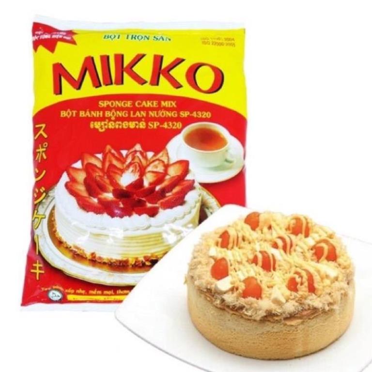 Bột bánh bông lan trộn sẵn 1kg MIKKO (N25)