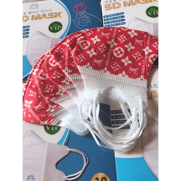 Khẩu Trang 5D Cao Cấp HT Mask Xuất Hàn Họa Tiết Siêu Xinh(Hộp 10c)
