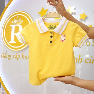 Áo polo bé gái, áo polo tre em cao cấp mà vàng cho bé gái từ  8-27kg