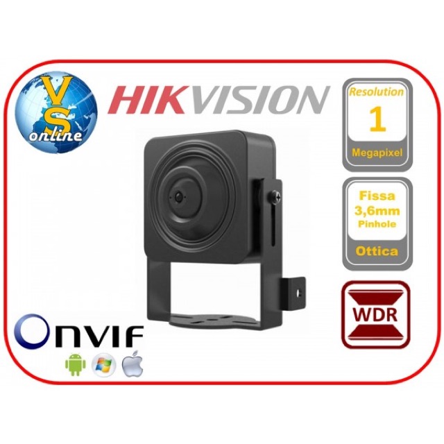 Camera IP bí mật HIKvision onvif DS-2CD2D14WD 1MP Chính hãng