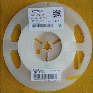 Trở dán 0402 1% ( 50 Con một dây x 2 dây ) trị số từ 10K đến 91K