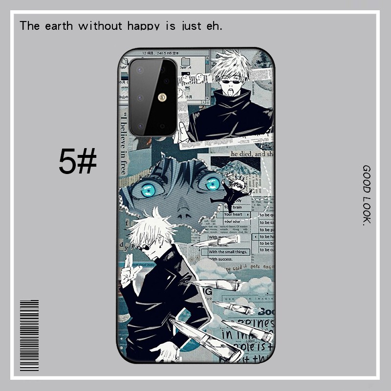 Samsung Galaxy A9 A8 A7 A6 Plus A8+ A6+ 2018 A5 A3 2016 2017 Casing phone Soft Case Jujutsu Kaisen Satoru Gojo Anime