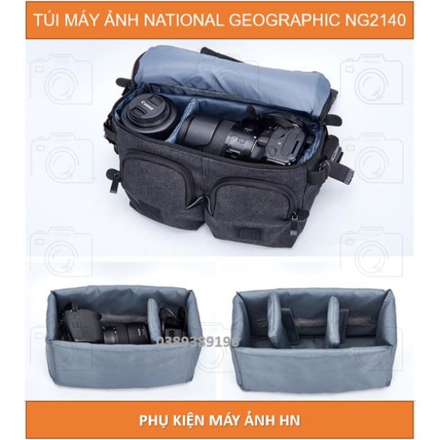 HOT Túi máy ảnh National Geographic NG2140, tặng kèm bọc chống mưa