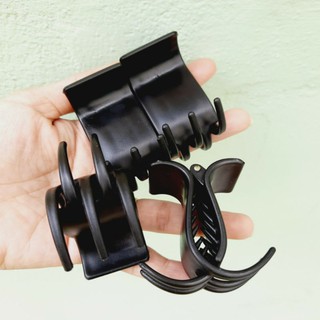 Combo 6 kẹp tóc 5 răng nhám đen