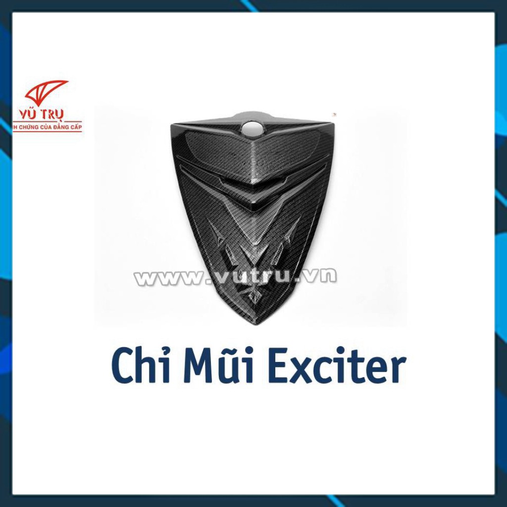 [BAO ĐỔI TRẢ] Chỉ mũi (Ốp mặt nạ) CARBON xe Exciter 150