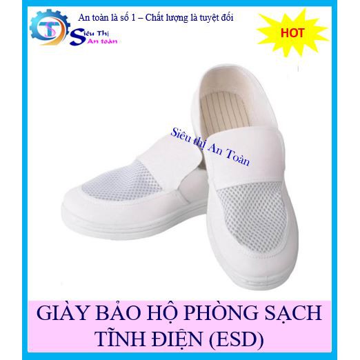 Giày phòng sạch chống tĩnh điện (ESD) chất lượng cao cấp