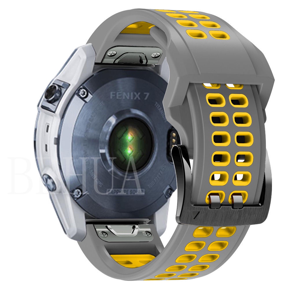 Dây Đeo Silicon 22 26MM Cho Garmin Fenix 7X 7 6X 6 Pro Fenix 5X 5 Plus Forerunner 945