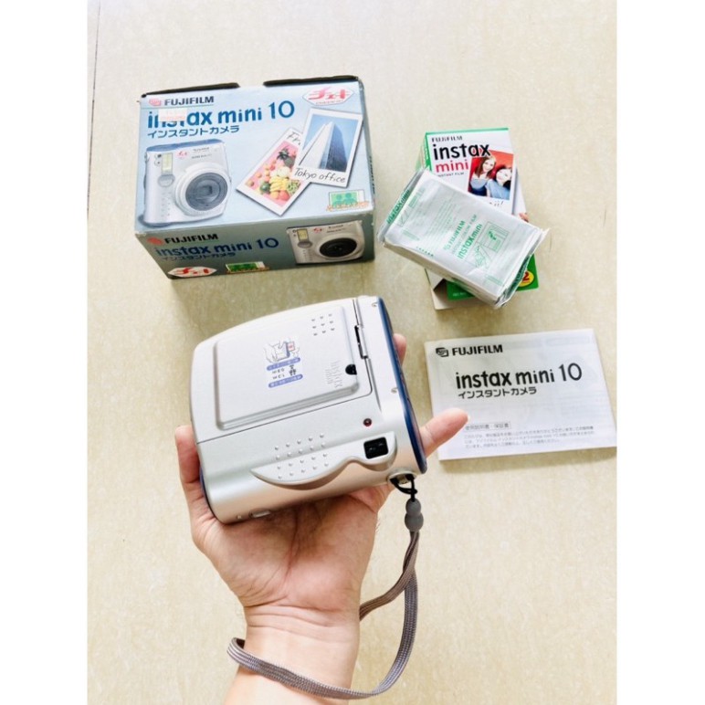 [Mã ELMS4 giảm 7% đơn 500K] Máy chụp ảnh lấy liền Fujifilm Instax Mini 10, tặng kèm pin và 1 hộp film 10 tấm date 2022