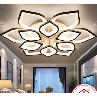 Đèn led ốp trần, đèn trang trí hình hoa sen trang trí nhà ở trong phòng khách, phòng ngủ SM 2866