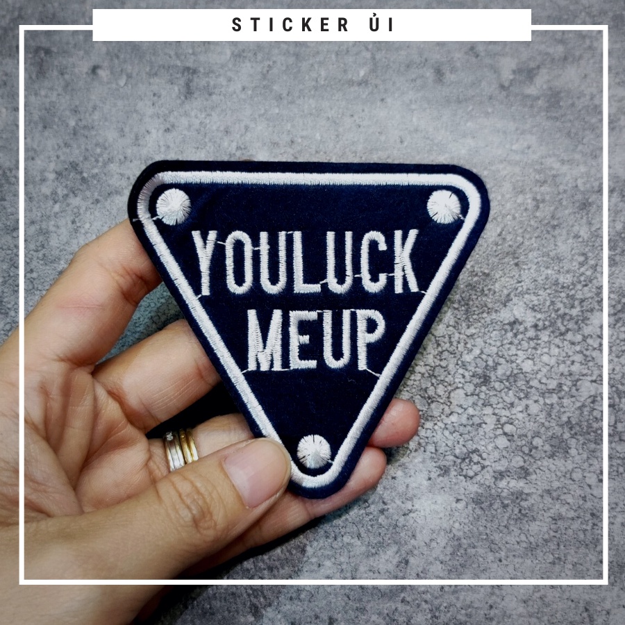 Sticker ủi áo Cao cấp - CÓ SẴN KEO ỦI - sticker vải dùng làm miếng vá áo, phụ kiện trang trí quần áo, balo, giày, nón
