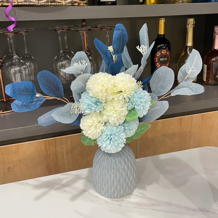 Bình Hoa Bồ Công Anh TRang Trí Nhà Phong Cách Hàn Quốc