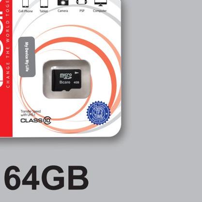 ♦ Bộ Chuyển Đổi Micro SD Class 10-64Gb – Không Đầu Cắm Micro SD ➯