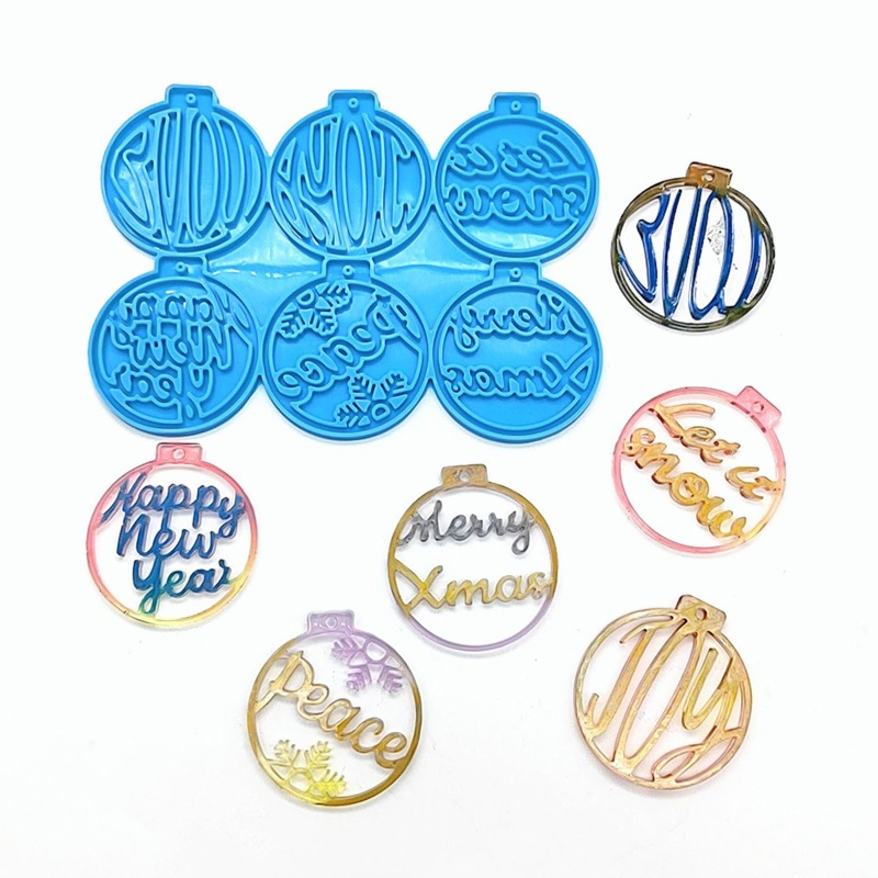 Khuôn Nhựa Làm Mặt Dây Chuyền Trang Trí Giáng Sinh