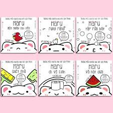 Combo 6 tập Ehon Maru