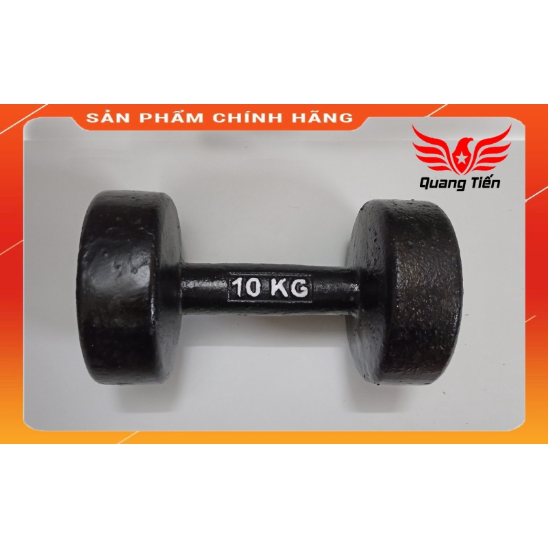 Tạ tay gang đúc loại đẹp 2022 10kg (giá 1 quả)