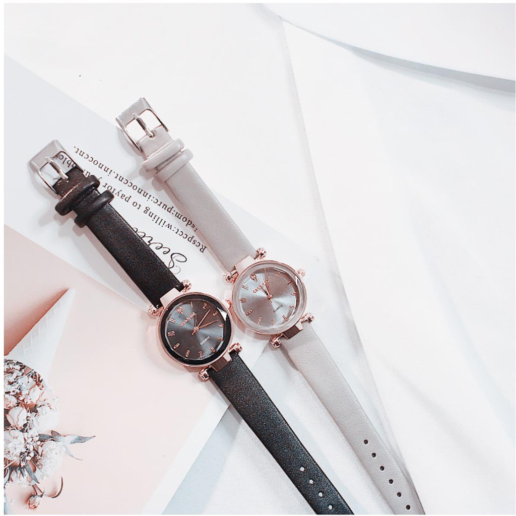 ĐỒNG HỒ NỮ DÂY DA CANDYCAT C245 MẶT SAO ĐÊM PHONG CÁCH HÀN QUỐC | BigBuy360 - bigbuy360.vn