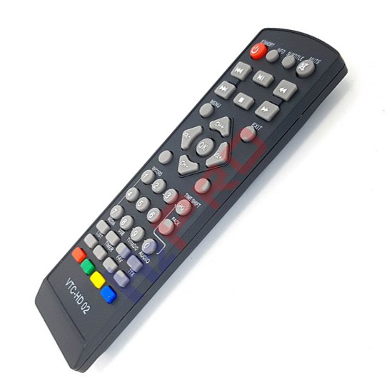 Điều khiển VTC-HD 02 cho đầu kỹ thuật số TvBox. (Mẫu số 3)