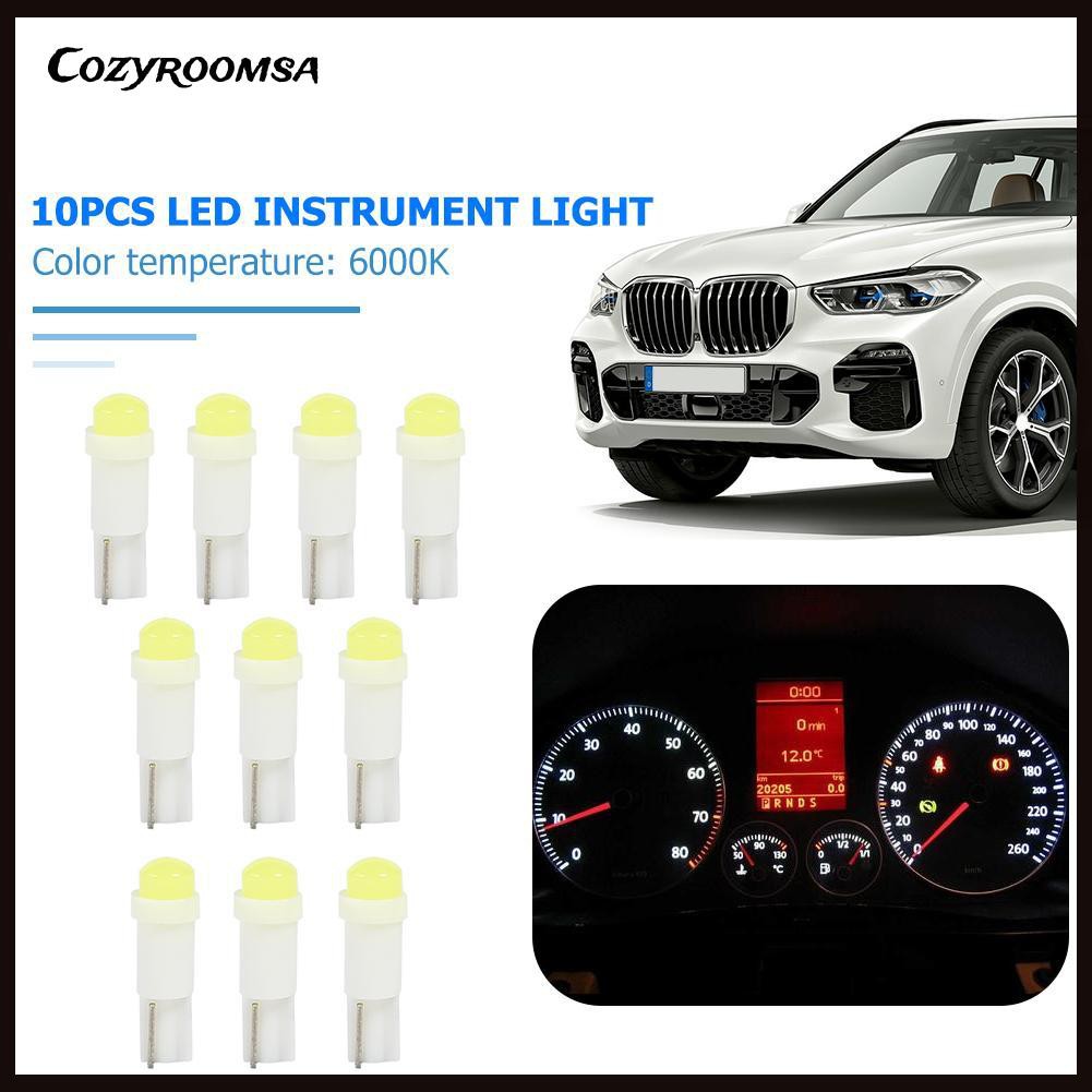 Set 10 Đèn Led T5 3d Cob Chuyên Dụng Cho Xe Hơi