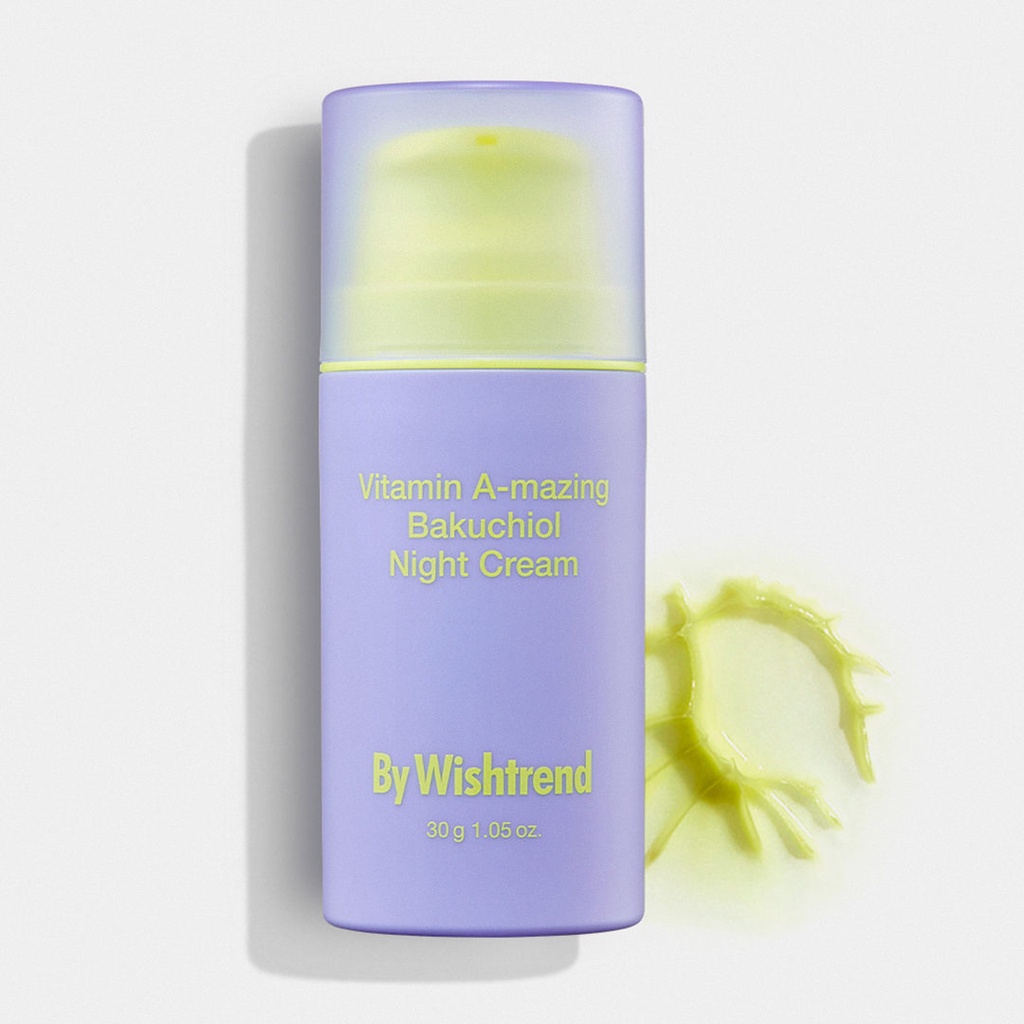 By Wishtrend Kem dưỡng da ban đêm Vitamin A-mazing Bakuchiol Night Cream 30g