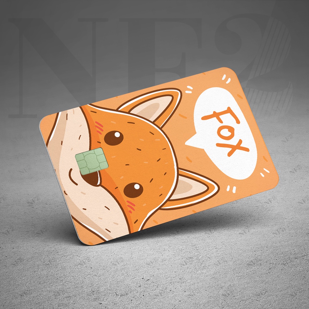 ANIMAL DỄ THƯƠNG - Decal Sticker Thẻ ATM  Miếng Dán Trang Trí NF2 Cards