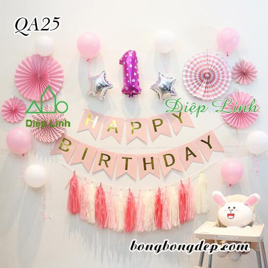 Combo Bộ HPBD Quạt Giấy Đơn Giản