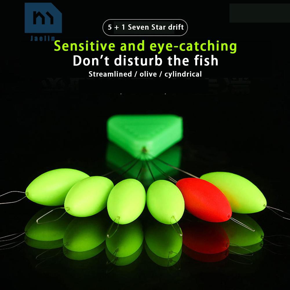 Phao Câu Cá Dạ Quang Hình Bầu Dục