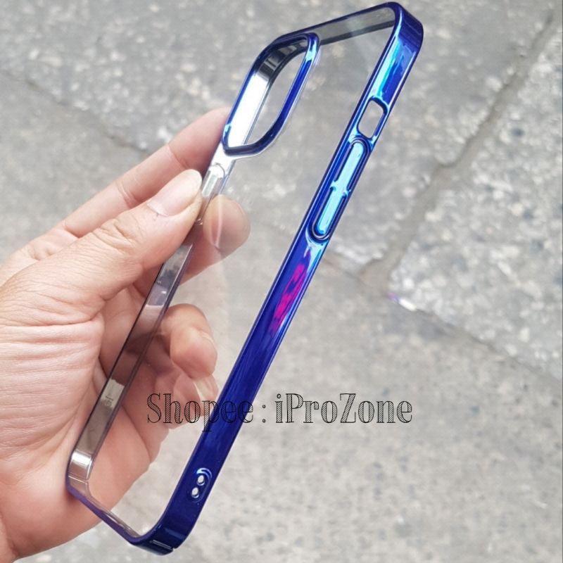 Ốp lưng trong viền mầu siêu mỏng cho IPhone 13 Pro Max , 12 Pro Max , IPhone 13 Mini  chính hãng X Level chống ố vàng