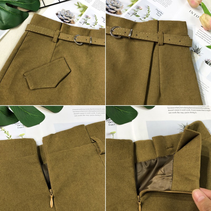 Quần Giả Váy Nữ Lury, Váy Chữ A Ngắn, Chất Vải Da Lộn Cao Cấp, Phong Cách Thời Trang Hàn Quốc Tặng Kèm Đai Siêu Xinh | BigBuy360 - bigbuy360.vn