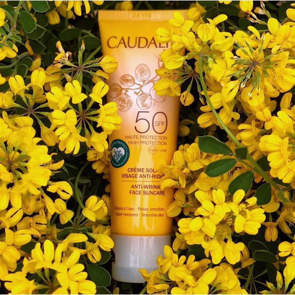 Caudalie Crema Solar Facial Antiarrugas SPF50 - Kem Chống Nắng Công Thức Mới, Bảo Vệ Môi Trường [20ml]