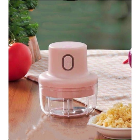 Máy Xay Mini Sạc Điện, Xay Thịt Ớt Hành Tỏi Rau Củ Quả Cầm Tay Siêu Tiện Lợi  - Máy Xay Thực Phẩm