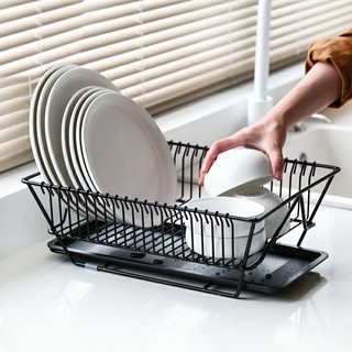 Kệ úp bát mẫu mới (màu đen )