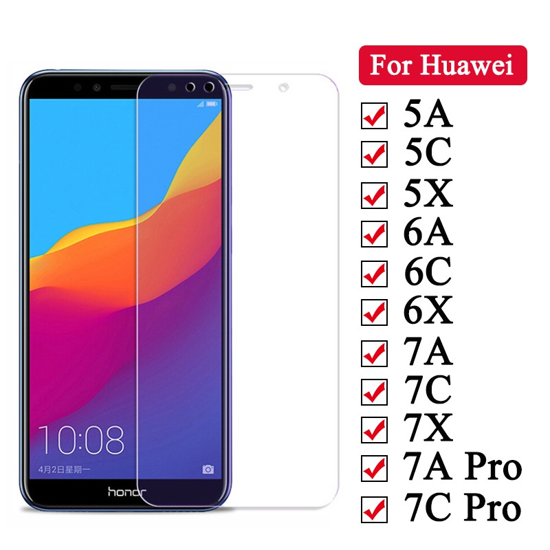 Kính Cường Lực Bảo Vệ Màn Hình Cho Huawei Honor 6A 7A 6X 7X 8X 5C 6C 7C 8C