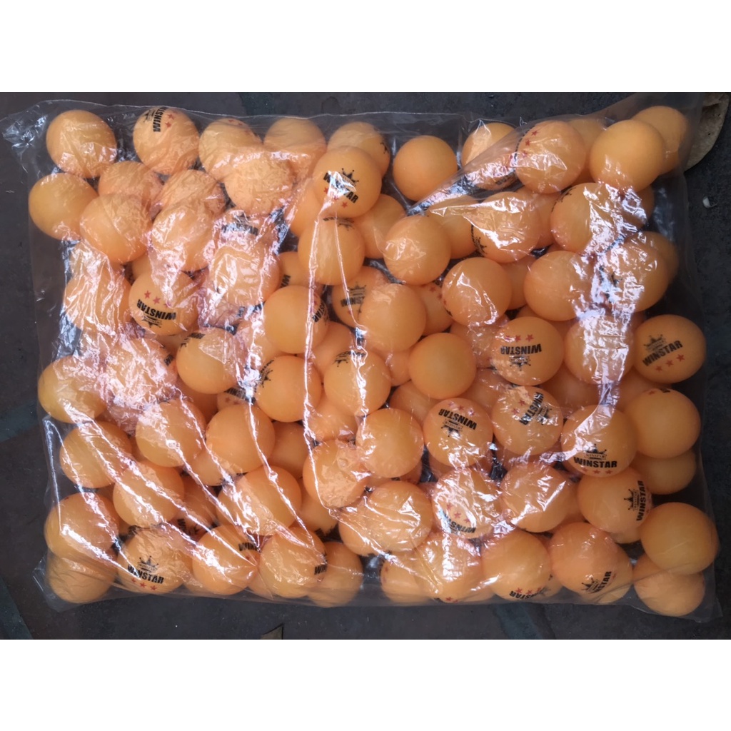 Combo 70 quả bóng bàn tập luyện Winstar (2 màu trắng và vàng) hàng chính hãng