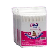 Tăm Bông Diva Cho Bé Tiện Dụng - Lốc 10