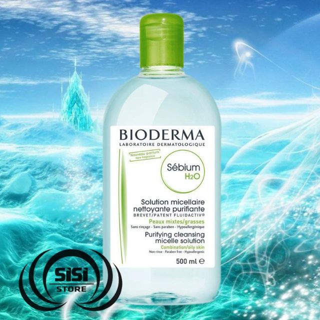 Nước Tẩy Trang Chính Hãng  Bioderma H2O Pháp 500ml