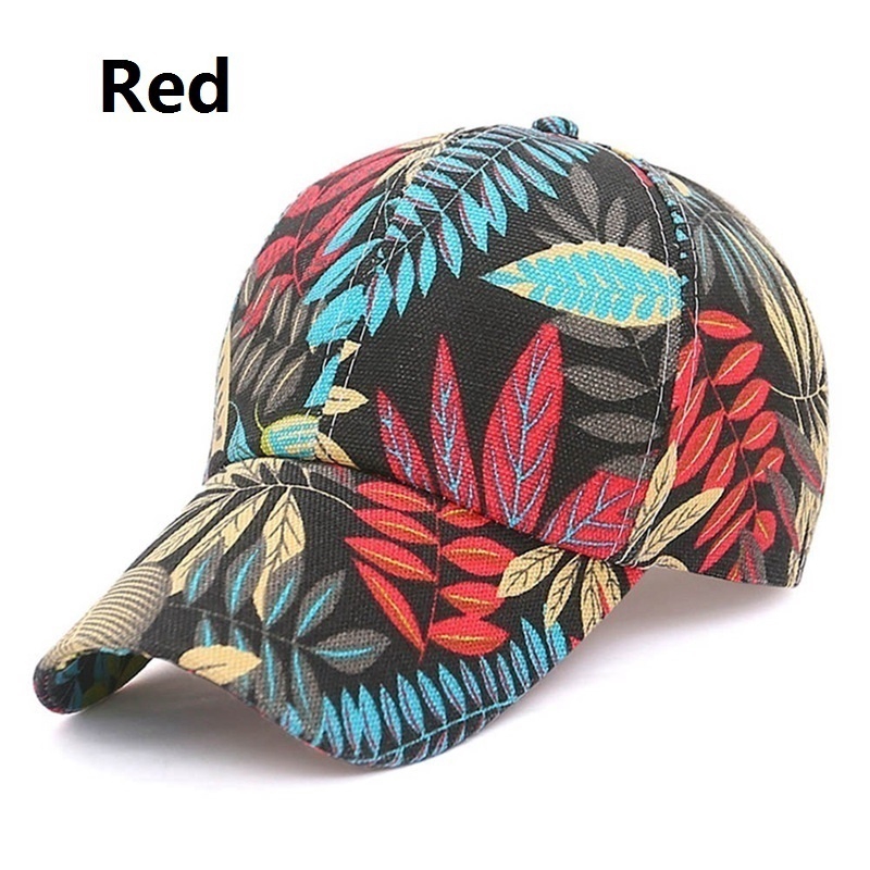 Mũ Lưỡi Trai In Hoa Lá 2020 Thời Trang Hip Hop