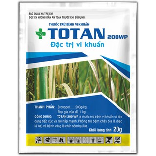 Thuốc trừ bệnh Totan Lộc Trời 200WP 20gr Đặc trị vi khuẩn