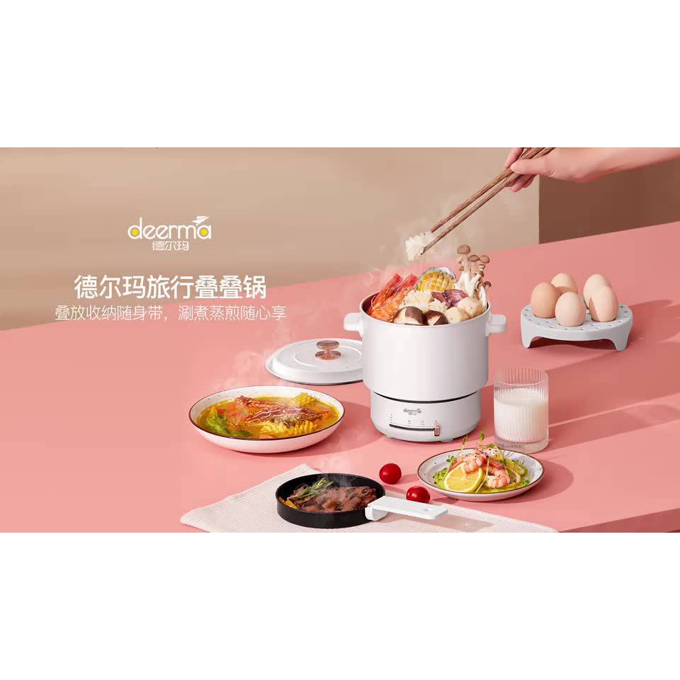Nồi điện đa năng chống dính DEERMA DG25 1.5L chính hãng - Minh Tín Shop