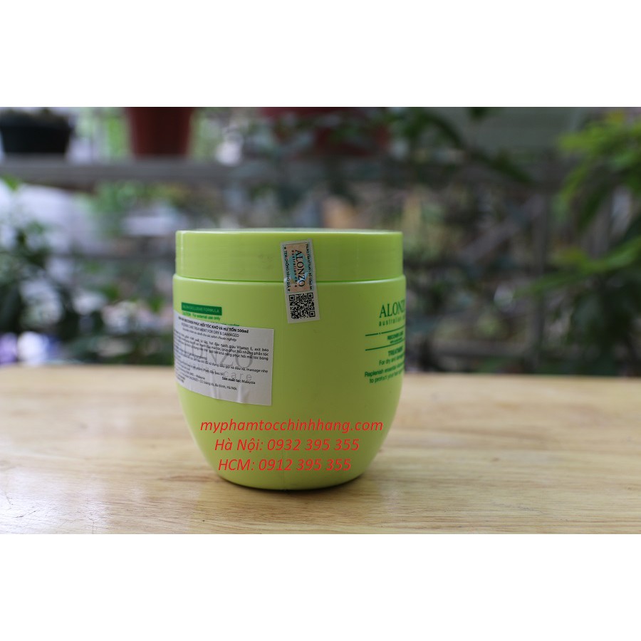 KEM HẤP PHỤC HỒI TÓC KHÔ VÀ HƯ TỔN ALONZO RECOVER CARE 500ml | BigBuy360 - bigbuy360.vn