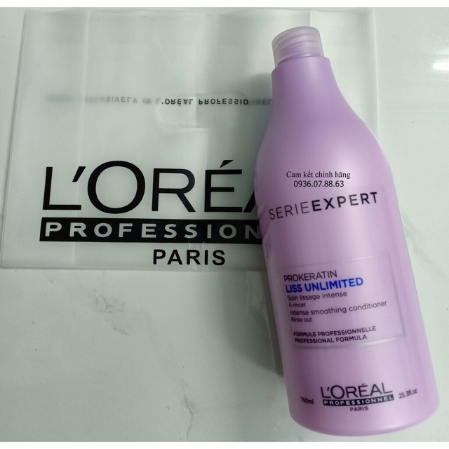 DẦU XẢ CHĂM SÓC TÓC DUỖI LOREAL PROKERATIN LISS