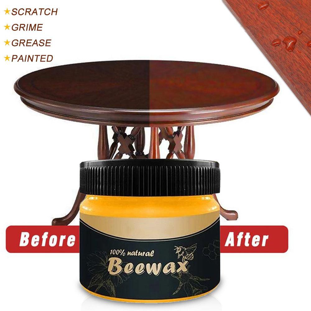 SÁP ONG LÀM SẠCH BÓNG ĐỒ GỖ | Sáp ong tự nhiên đánh bóng nội thất tiện lợi Beewax